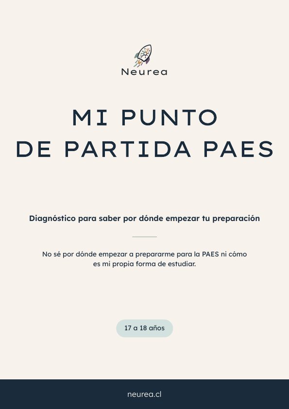Portada de Mi Punto de Partida PAES